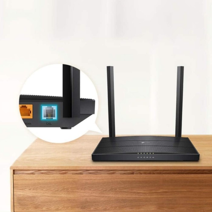 TP-Link Archer VR400 V3 AC1200 Wi-Fi 5 Dual-Band 300+867 Mbps 4 Port Modem Router
