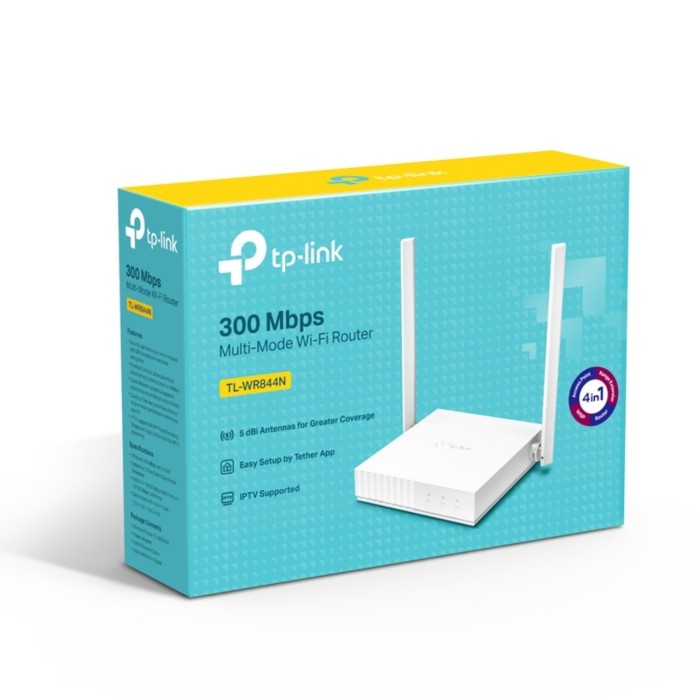 TP-Link TL-WR844N 300 Mbps 2.4GHz 4 Port 2 Antenli Çoklu Mod Wi-Fi Router