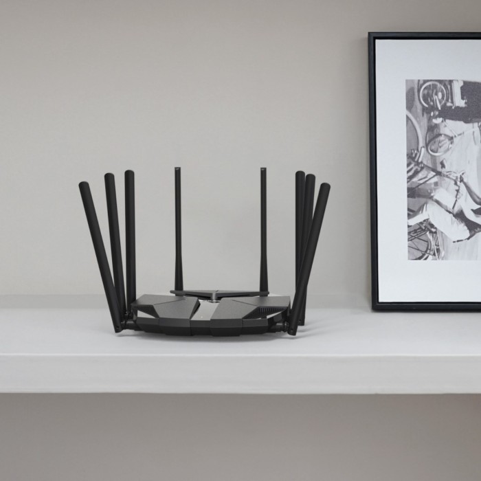Mercusys MR90X AX6000 Wi-Fi 6 Dual-Band 2.5G Port 8 Antenli MU-MIMO WPA3 Router