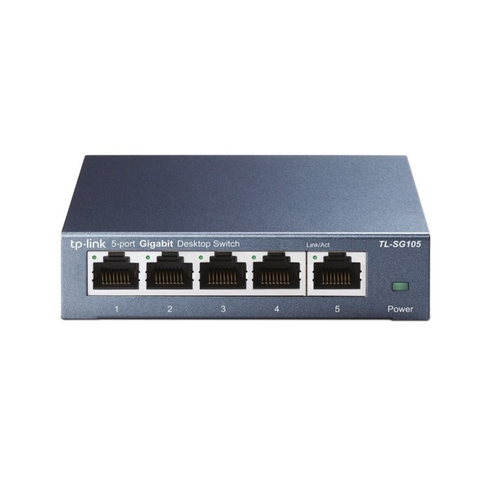 TP-Link TL-SG105 5 Port 10/100/1000 Mbps QoS IGMP Çelik Kasa Masaüstü Switch