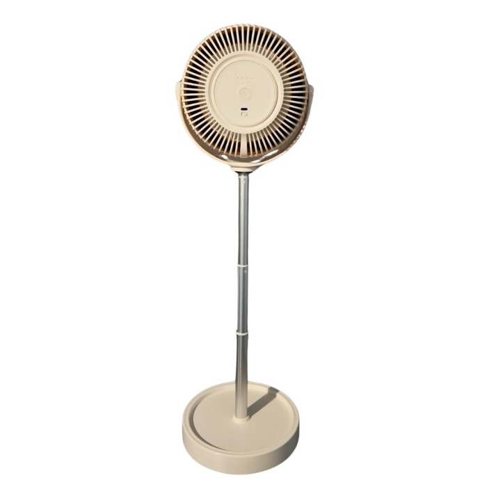 bigmate Krem Masa Tipi Midi Fan – Taşınabilir Şarjlı Kademeli Hız ve Yükseklik Ayarı YS2298A