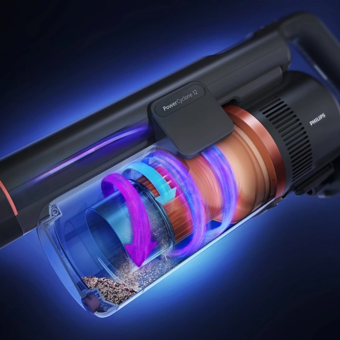 Philips XC8054/01 Aqua Plus 8000 Serisi 25,2V LED, 5 Filtreli Islak-Kuru Dikey Şarjlı Süpürge