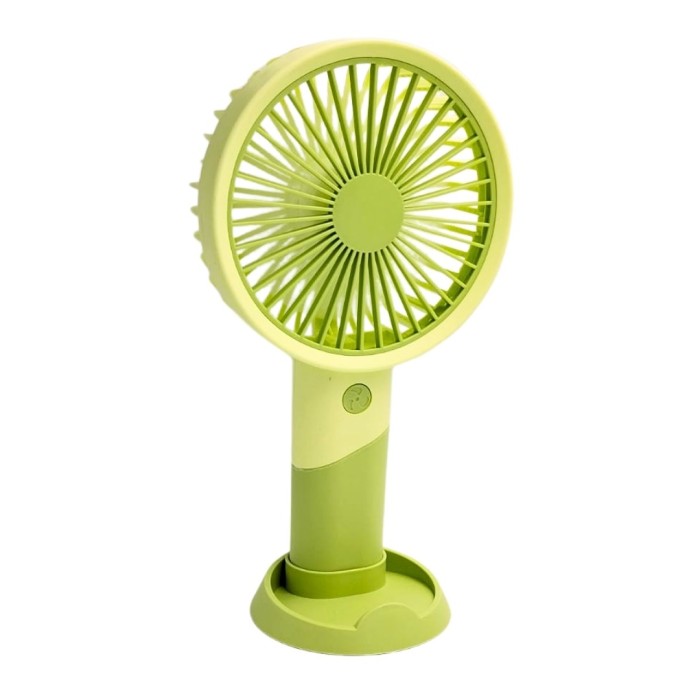 bigmate Mini El Fanı Taşınabilir Serinletici Şarjlı Yeşil Vantilatör 3 Kademeli Hız Ayarı YM88176A
