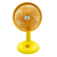 bigmate  Mini Masa Fanı Taşınabilir Serinletici Şarjlı Sarı Vantilatör 3 Kademeli Hız Ayarı YM88160