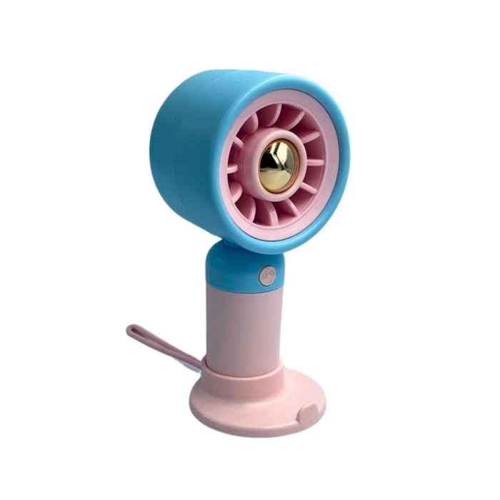 bigmate Mini El Fanı Taşınabilir Serinletici Şarjlı Pembe Vantilatör 3 Kademeli Hız Ayarı YS2253A