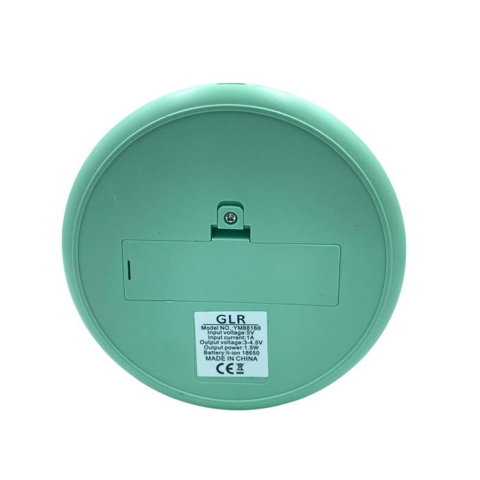 bigmate Mini Masa Fanı Taşınabilir Serinletici Şarjlı Yeşil Vantilatör 3 Kademeli Hız Ayarı YM88160
