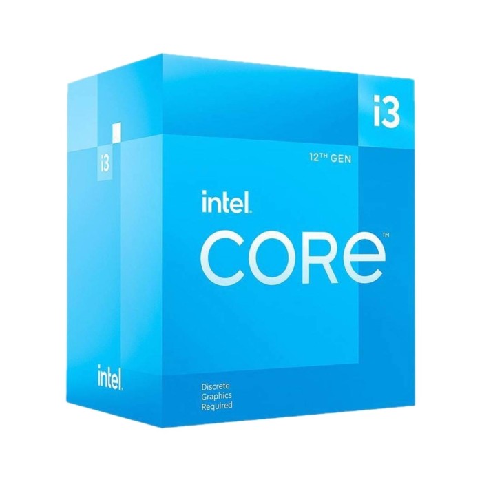 Intel i3-12100F 3.3 GHz 4 Çekirdek 12MB LGA1700P BOX Kutulu Fanlı VGA’ sız İşlemci