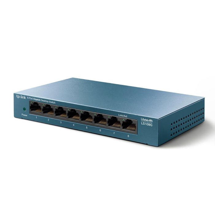 TP-Link LS108G 8Port Litewave 10/100/1000 Gigabit Yönetilemez Metal Kasa Switch