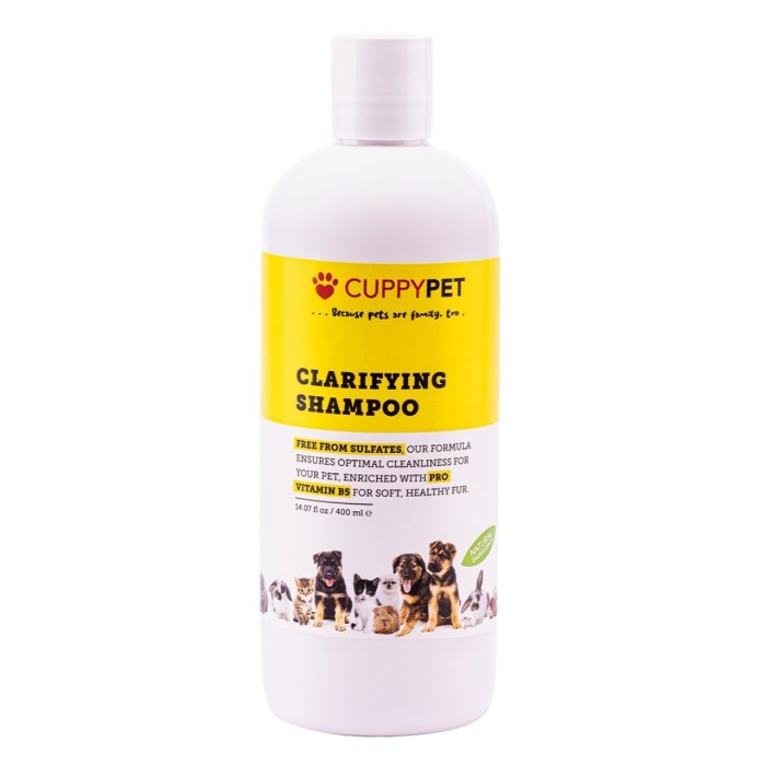 Cuppy Pet Evcil Hayvanlar İçin Arındırıcı Şampuan 400 ml