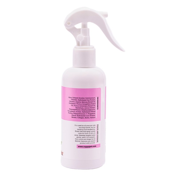 Cuppy Pet Evcil Hayvanlar İçin Kıtık Açıcı Kolay Tarama Spreyi 200 ml