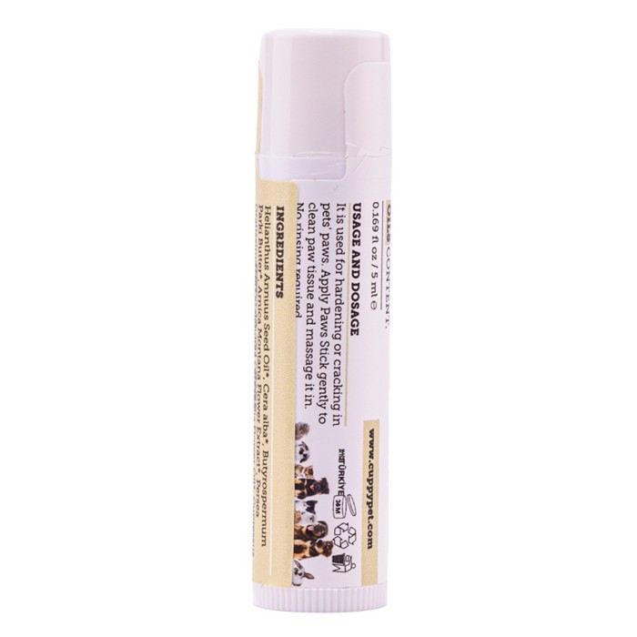 Cuppy Pet Evcil Hayvanlar İçin Pati Bakım Stick 5 ml