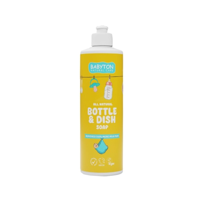 Babyton Doğal Emzik ve Biberon Temizleyicisi Bitkisel Elde Bulaşık Sabunu 500ml
