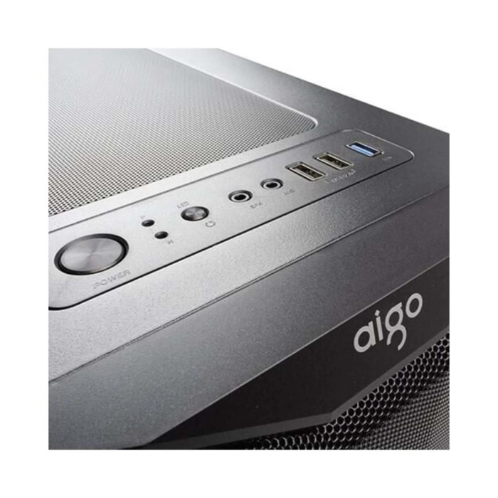 AIGO AQUARIUS Mesh 650W 80+ ARGB L17 ARGB Reverse Fans x3,REAR: L17 ARGB fans x1 Mid Tower Kasa