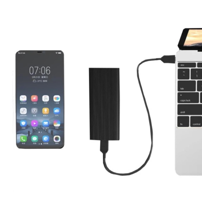 Codegen Codmax CDG-SSD-10BC Type C USB 3.1 Bellek, NVME M2 SSD Alüminyum Harici Harddisk Kutusu