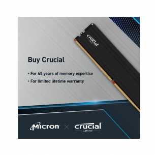 Crucial Pro 32GB DDR5-5600 Udımm CL46 Masaüstü Pc Ram Bellek CP32G56C46U5