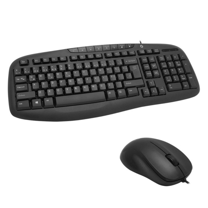 Frisby FK-4825QU Kablolu Q-Türkçe Multimedya Klavye & Mouse