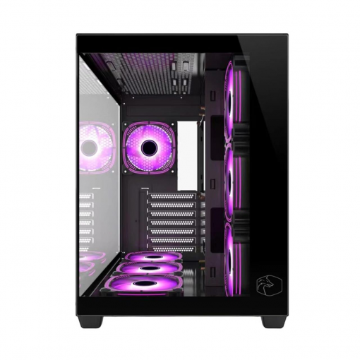 Gametech Prime V2 Tuş Kontrollü RGB 7x120mm Fan Gaming Bilgisayar Kasası