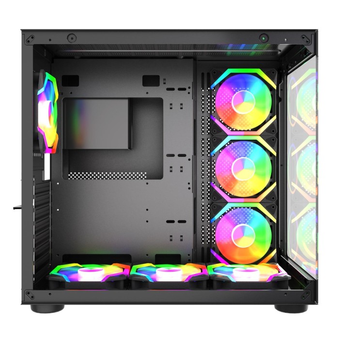 Gametech Prime V3 Tuş Kontrollü RGB 7x120mm Fan Oyuncu (Gaming) Bilgisayar Kasası
