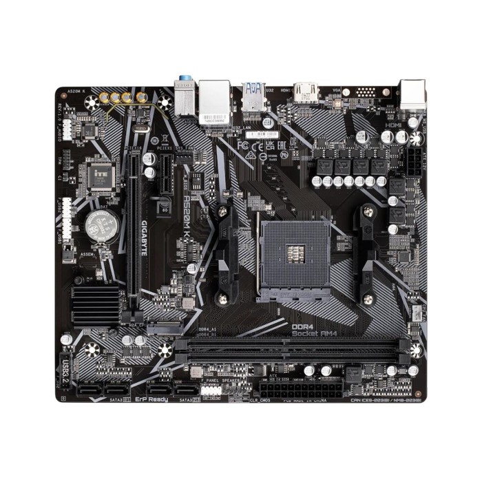Gigabyte A520M-K V2 DDR4 5100MHz PCI-E Gen3 M.2 US