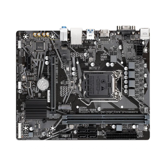 Gigabyte H510M H V2 1200P DDR4 Ses GLan HDMI/VGA Sata3 USB3.2 mATX Anakart