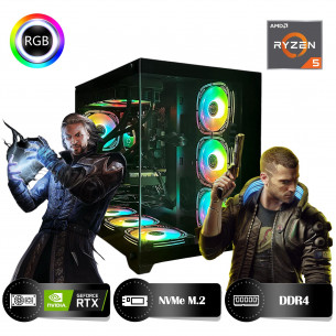 HYPER ROCKET One HRA164070 Ryzen 5 5600 16GB Ram 500GB Nvme M.2 SSD RTX4070 12GB Masaüstü Oyuncu Bilgisayarı