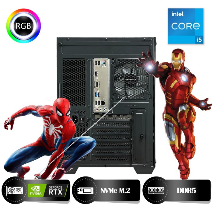 HYPER ROCKET One HRI164060-IC Intel Core i5-12400F 16GB Ram 512GB Nvme M.2 SSD RTX4060 8GB Masaüstü Oyuncu Bilgisayarı