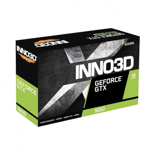 Inno3D GeForce GF-GTX1650 TWIN X2 OC V3 4GB 128BIT GDDR6-3xDP+HDMI Ekran Kartı