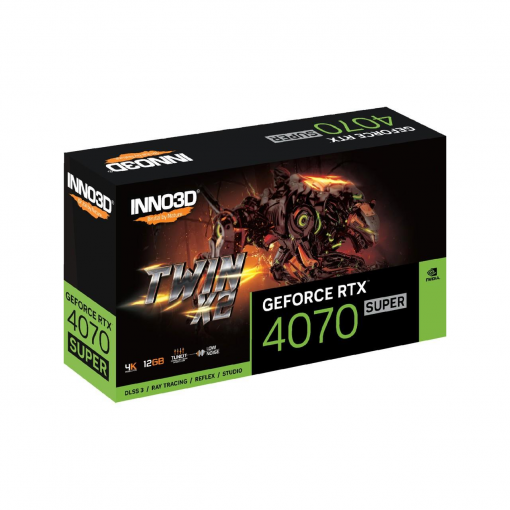 Inno3D RTX 4070 Super Twin x2 N407S2-126X-186162N 192 Bit GDDR6X 12 GB Ekran Kartı