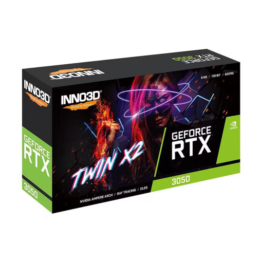 INNO3D RTX3050 Twin X2 8GB 128BIT Gddr6 -Lhr (N30502-08D6-1190VA42)Ekran Kart