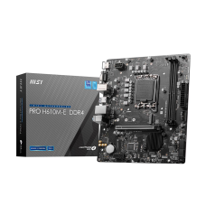MSI PRO H610M-E DDR4 SOKET 1700 DDR4 3200(OC) HDMI VGA M.2 USB3.2 1x 1G LAN mATX Anakart
