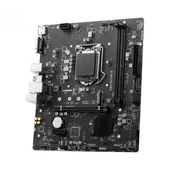 MSI PRO H510M-B Soket 1200 DDR4 2933MHZ(Yanlızca 10.Nesil Detsekli) Anakart
