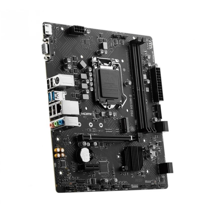 MSI PRO H510M-B Soket 1200 DDR4 2933MHZ(Yanlızca 10.Nesil Detsekli) Anakart