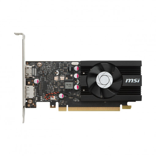 MSI VGA GeForce GT 1030 2GHD4 LP OC GT1030 2GB DDR4 64b DX12 PCIE 3.0 x16 (1xHDMI 1xDP) EKRAN KARTI