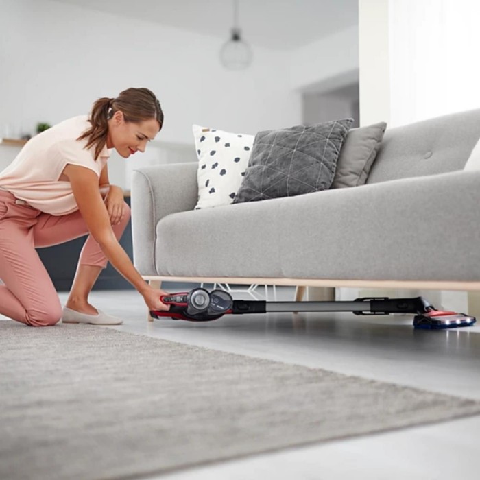 Philips XC7043/01 SpeedPro Max Kırmızı Dikey Şarjlı Süpürge