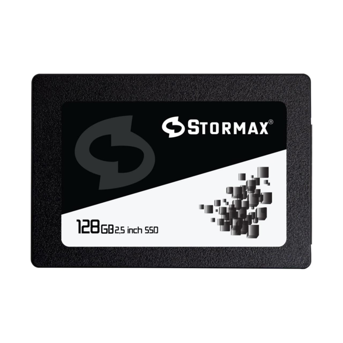 Stormax 128 GB SSD 2 5" Sata3 550-530MB/s Black SERI-SMX-SSD30BLCK/128G SSD Disk
