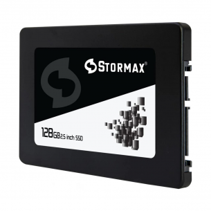 STORMAX 128GB SSD 2 5" Sata3 550-530MB/S Black SERI-SMX-SSD30BLCK/128G