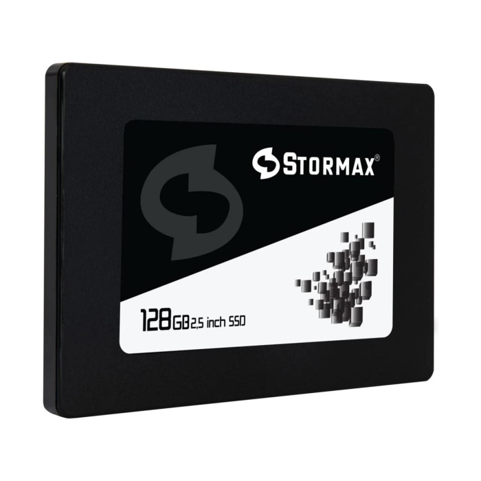 Stormax 128 GB SSD 2 5" Sata3 550-530MB/s Black SERI-SMX-SSD30BLCK/128G SSD Disk