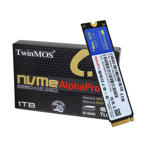 Twinmos AlphaPro NVME1TB2280AP PCI-Express 3.0 1 TB M.2 SSD